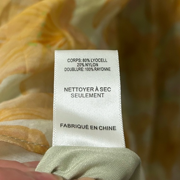 ASTR The Label Off Shoulder Midi Dress - Orange Tropical - Medium - Picture 6 of 7